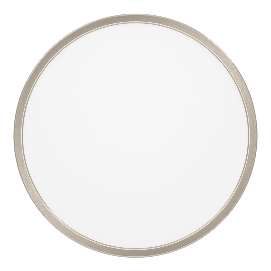 Eglo - LED RGBW regulējama vannas istabas griestu lampa LED/17,5W/230V 2700-6500K Ø 38,9 cm IP44 matēts hroms