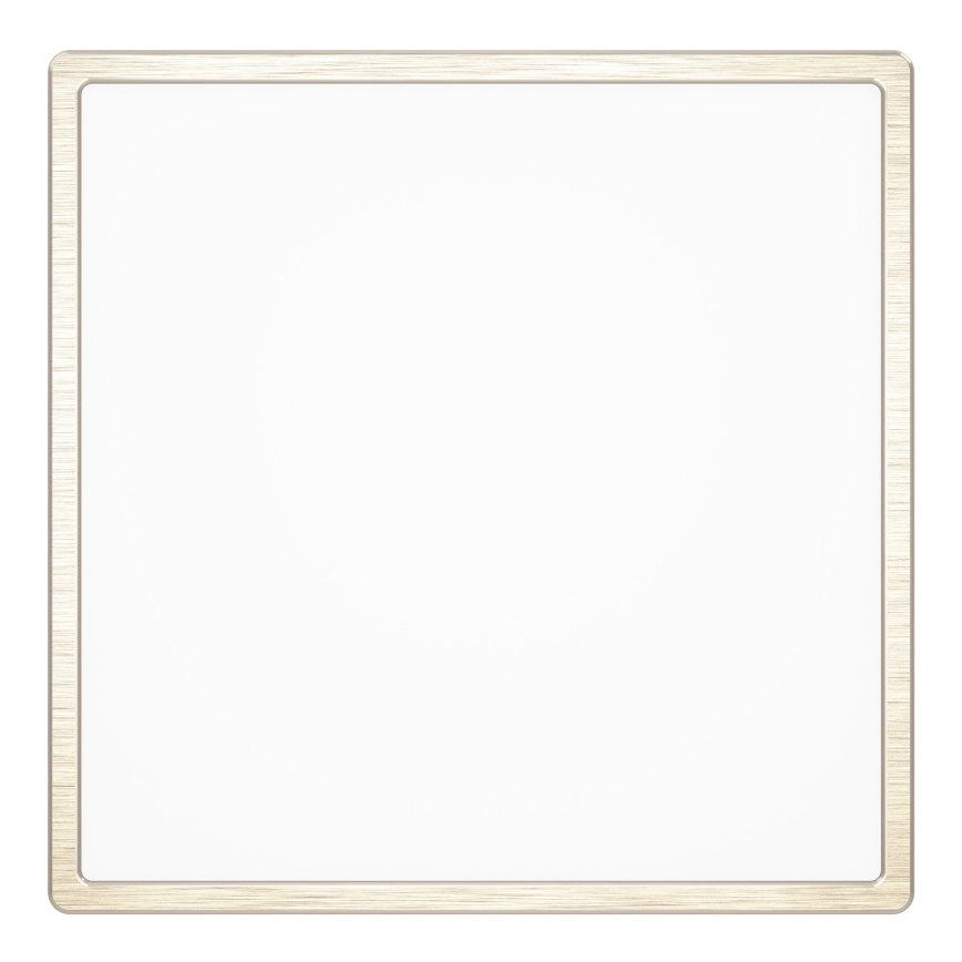 Eglo - LED RGBW ar regulējamu spilgtumu vannasistabas griestu gaismeklis LED/17,8W/230V 2700-6500K 39x39 cm IP44 matēts hroms