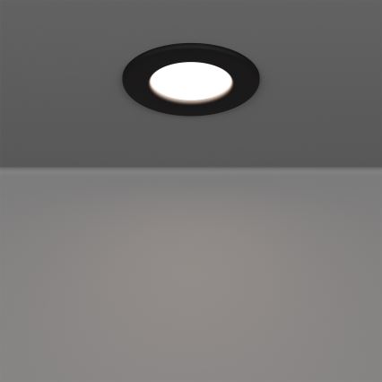 Eglo - komplekts 3xLED RGBW dimmējami vannas istabas iebūvējamie griestu gaismekļi LED/2,8W/230V 2700-6500K Ø 8,8 cm IP44 melni