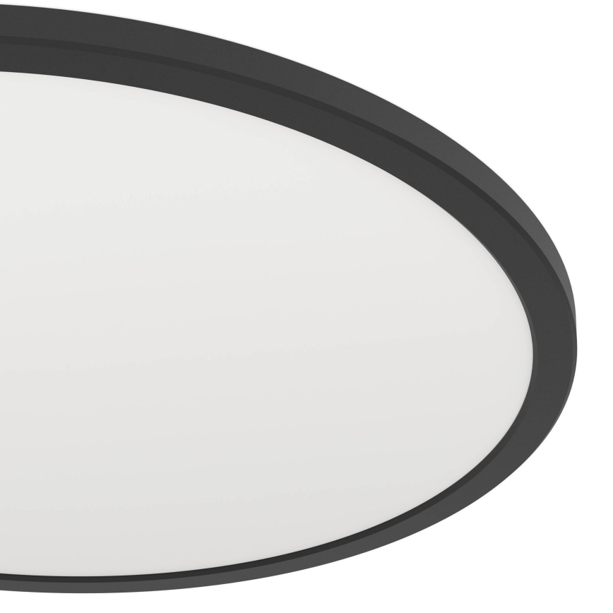 Eglo - LED Āra griestu lampa LED/16,8W/230V 2700/4000/6500K d. 50 cm IP44 melna