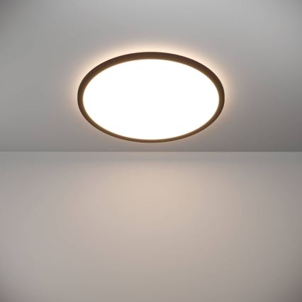 Eglo - LED Āra griestu lampa LED/16,8W/230V 2700/4000/6500K d. 50 cm IP44 melna