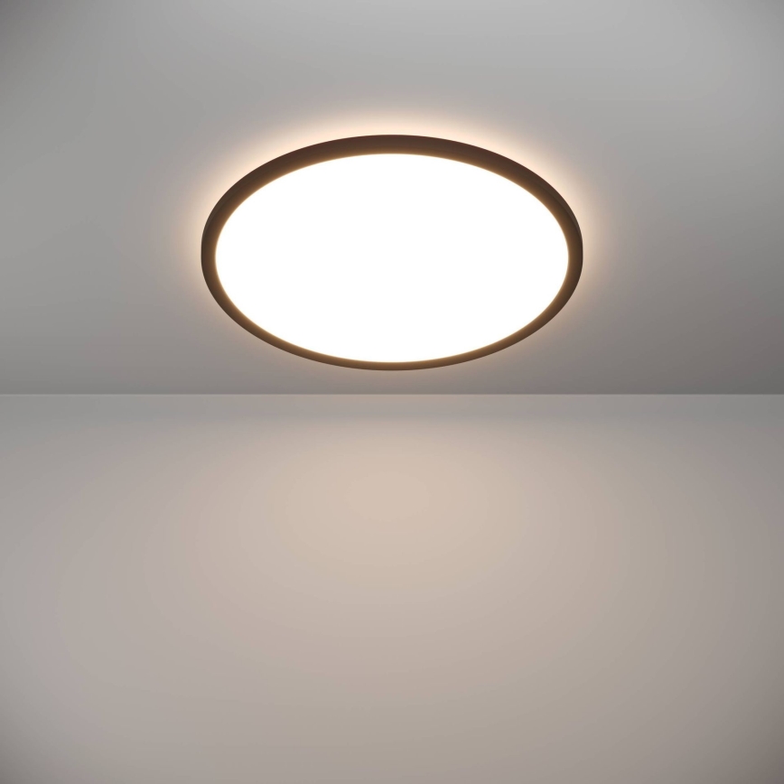 Eglo - LED Āra griestu lampa LED/16,8W/230V 2700/4000/6500K d. 50 cm IP44 melna