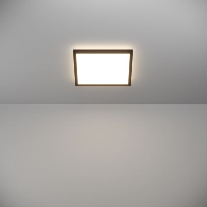 Eglo - LED Āra griestu lampa LED/13,4W/230V 2700/4000/6500K 29x29 cm IP44 melna