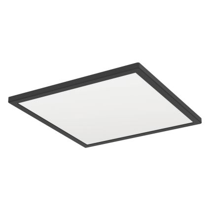 Eglo - LED Āra griestu lampa LED/17,6W/230V 2700/4000/6500K 39x39 cm IP44 melna