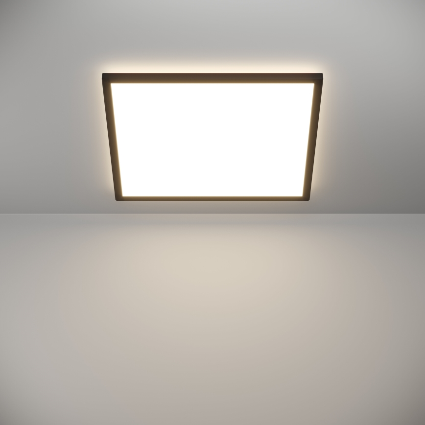 Eglo - LED Āra griestu lampa LED/17W/230V 2700/4000/6500K 50x50 cm IP44 melna