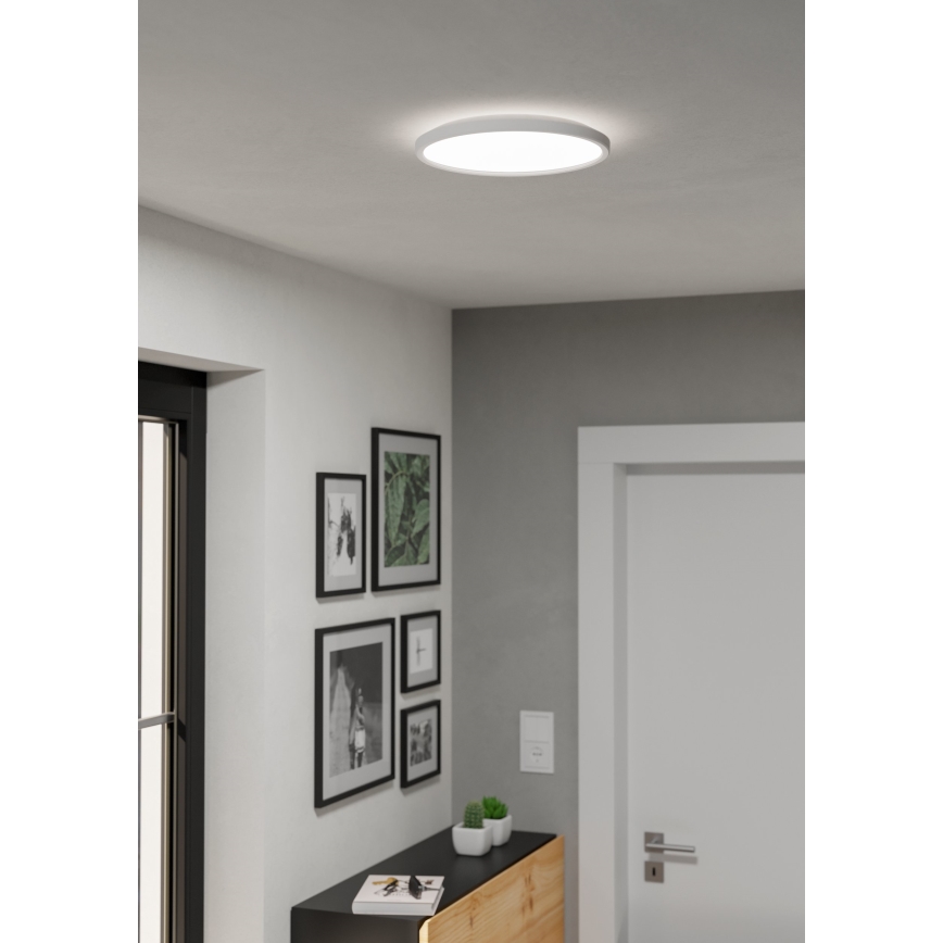 Eglo - LED Āra griestu lampa LED/13,9W/230V 2700/4000/6500K d. 30 cm IP44 balta