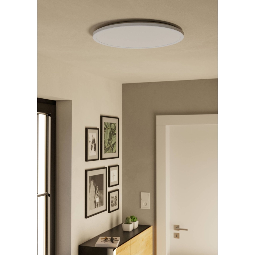 Eglo - LED Āra griestu lampa LED/16,8W/230V 2700/4000/6500K d. 50 cm IP44 balta