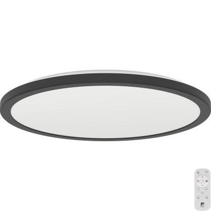 Eglo - LED Aptumšojama āra griestu lampa LED/18,5W/230V 2700-6500K d. 38,9 cm IP44 melna + tālvadības pults