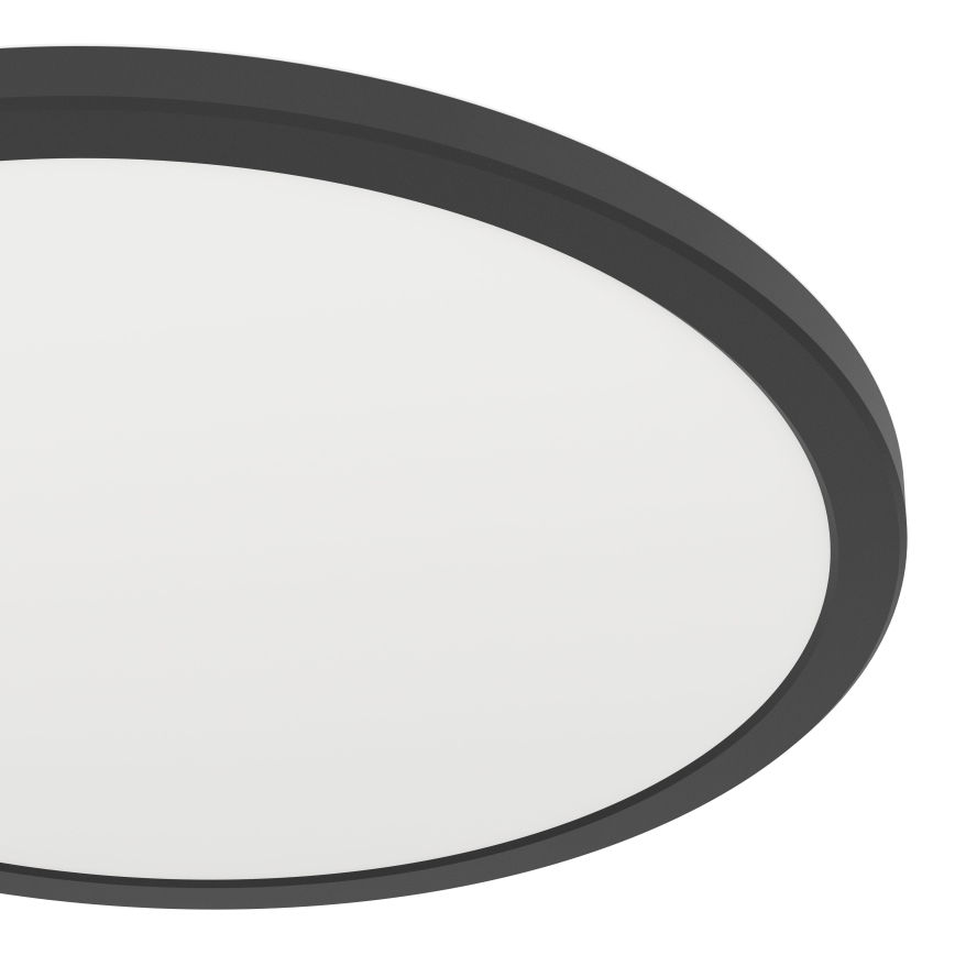 Eglo - LED Aptumšojama āra griestu lampa LED/18,5W/230V 2700-6500K d. 38,9 cm IP44 melna + tālvadības pults