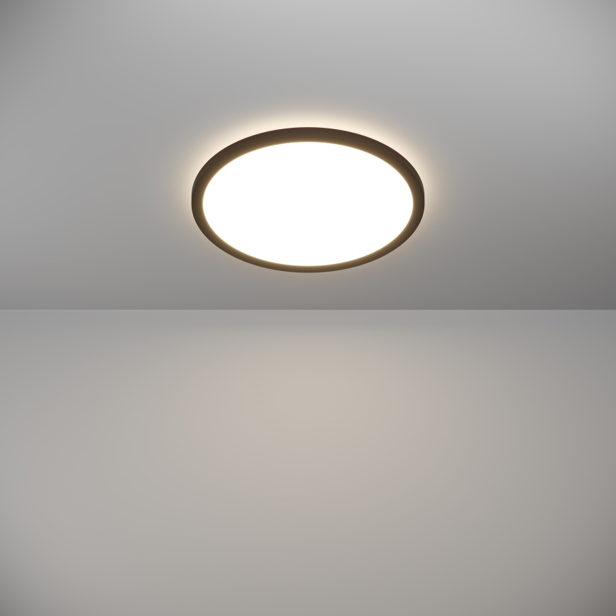 Eglo - LED Aptumšojama āra griestu lampa LED/18,5W/230V 2700-6500K d. 38,9 cm IP44 melna + tālvadības pults
