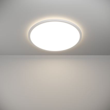 Eglo - LED Aptumšojama āra griestu lampa LED/16,8W/230V 2700-6500K d. 50 cm IP44 balta + tālvadības pults