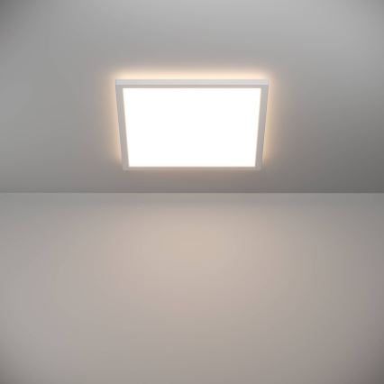 Eglo - LED Aptumšojama āra griestu lampa LED/17,6W/230V 2700-6500K 39x39 cm IP44 balta + tālvadības pults