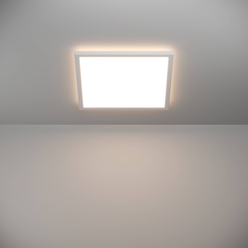 Eglo - LED Aptumšojama āra griestu lampa LED/17,6W/230V 2700-6500K 39x39 cm IP44 balta + tālvadības pults