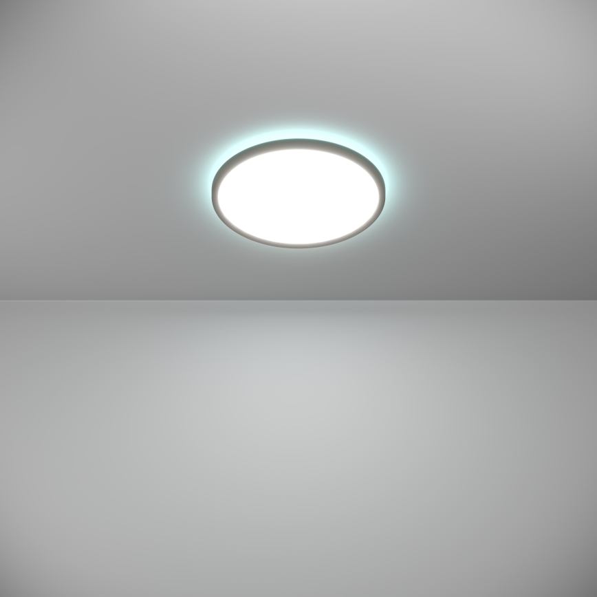 Eglo - LED RGBW Aptumšojama āra griestu lampa LED/13,9W/230V 2700-6500K d. 30 cm IP44 melna ZigBee