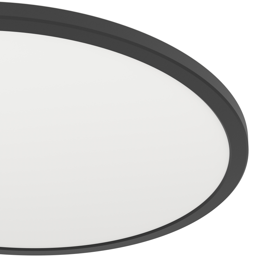Eglo - LED RGBW Aptumšojama āra griestu lampa LED/16,8W/230V 2700-6500K d. 50 cm IP44 melna ZigBee