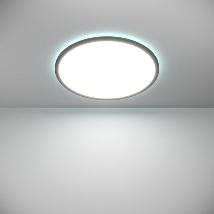 Eglo - LED RGBW Aptumšojama āra griestu lampa LED/16,8W/230V 2700-6500K d. 50 cm IP44 melna ZigBee
