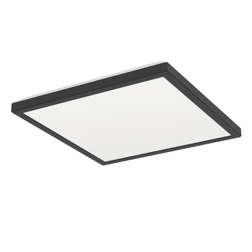 Eglo - LED RGBW Aptumšojama āra griestu lampa LED/13,4W/230V 2700-6500K 29x29 cm IP44 melna