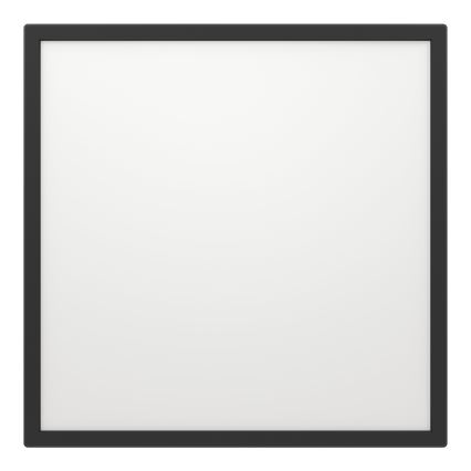 Eglo - LED RGBW Aptumšojama āra griestu lampa LED/17W/230V 2700-6500K 50x50cm IP44 melna ZigBee