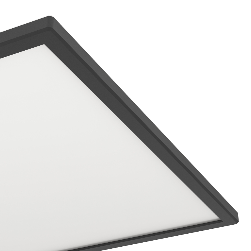Eglo - LED RGBW Aptumšojama āra griestu lampa LED/17W/230V 2700-6500K 50x50cm IP44 melna ZigBee