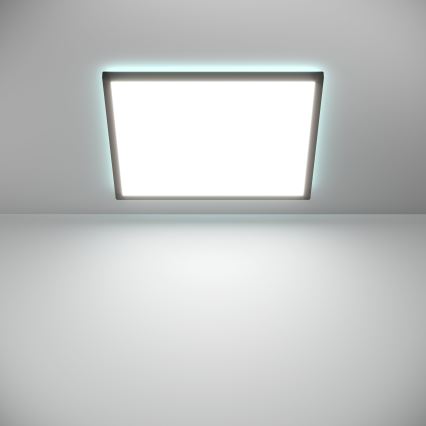 Eglo - LED RGBW Aptumšojama āra griestu lampa LED/17W/230V 2700-6500K 50x50cm IP44 melna ZigBee