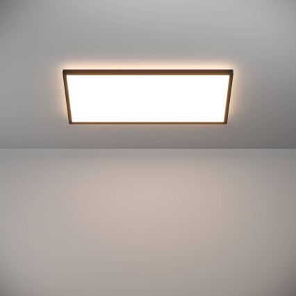 Eglo - LED RGBW Aptumšojama āra griestu lampa LED/17,2W/230V 2700-6500K 30x57cm IP44 melna ZigBee