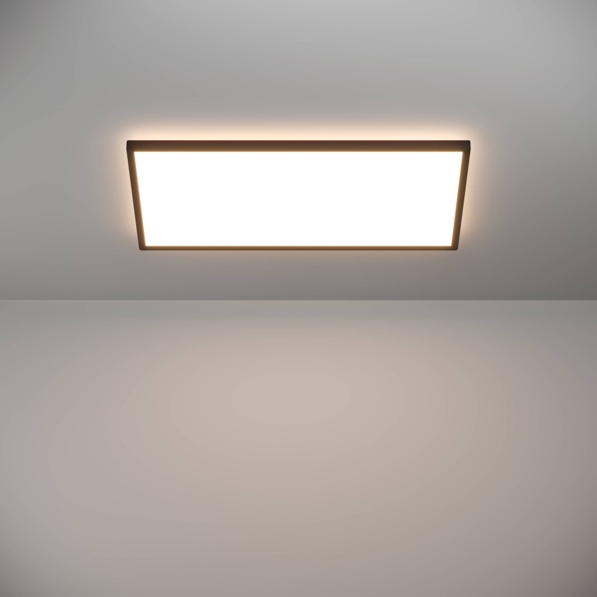 Eglo - LED RGBW Aptumšojama āra griestu lampa LED/17,2W/230V 2700-6500K 30x57cm IP44 melna ZigBee