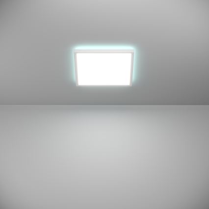 Eglo - LED RGBW Aptumšojama āra griestu lampa LED/13,4W/230V 2700-6500K 29x29 cm IP44 balta ZigBee