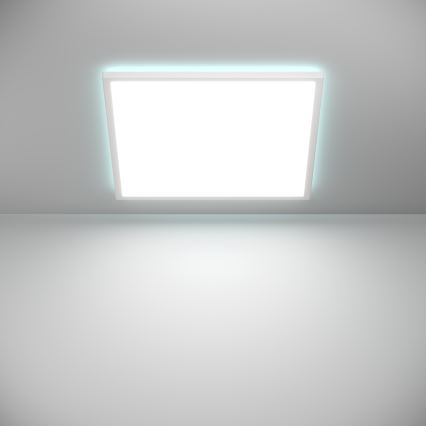 Eglo - LED RGBW Aptumšojama āra griestu lampa LED/17W/230V 2700-6500K 50x50 cm IP44 balta ZigBee