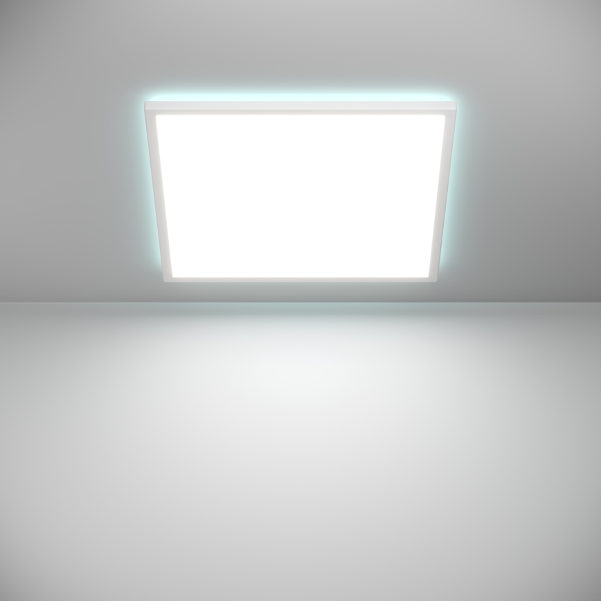 Eglo - LED RGBW Aptumšojama āra griestu lampa LED/17W/230V 2700-6500K 50x50 cm IP44 balta ZigBee