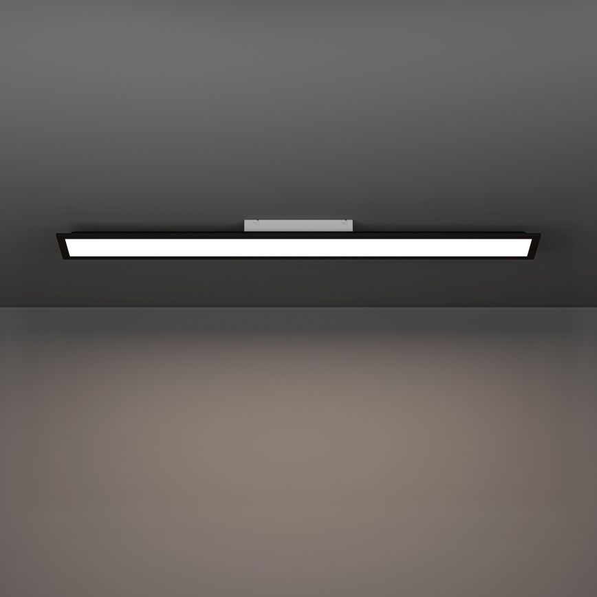 Eglo - LED virsmas montējamais panelis LED/28W/230V 2700/4000/6500K 120x15 cm melns