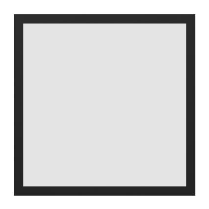 Eglo - LED RGBW regulējams griestu gaismeklis LED/19W/230V 2700-6500K 40x40 cm melns