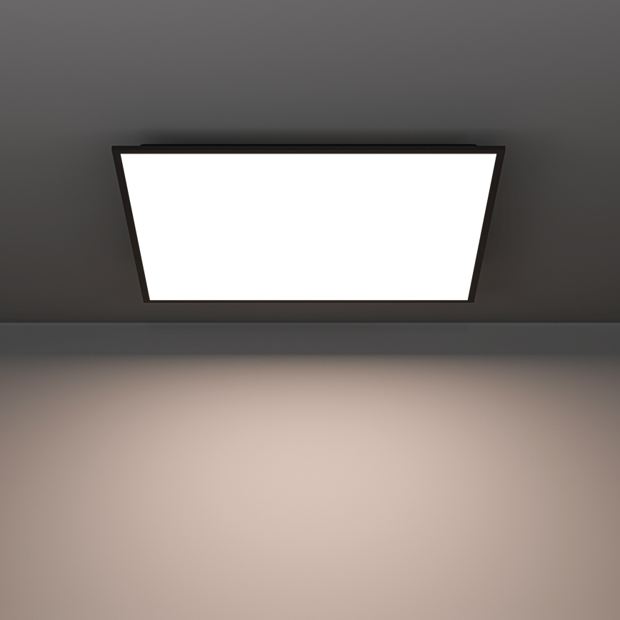 Eglo - LED RGBW regulējams virsmas panelis LED/33W/230V 2700-6500K 60x60 cm melns