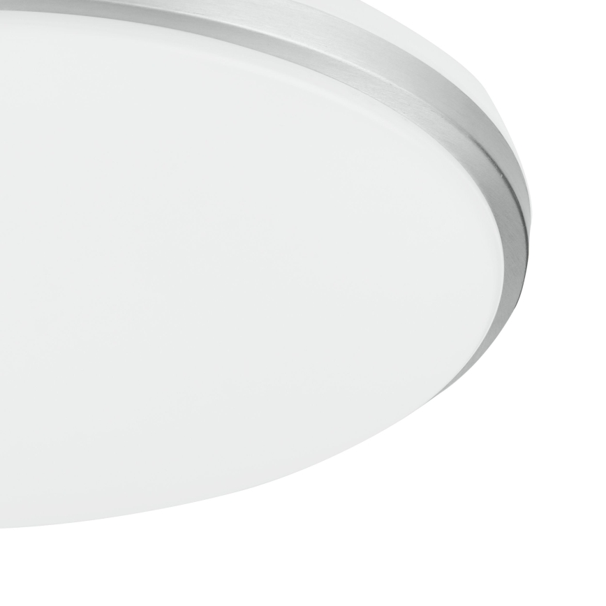 Eglo - LED vannas istabas griestu lampa LED/18W/230V 3000/4000/6500K IP54 matēts hroms