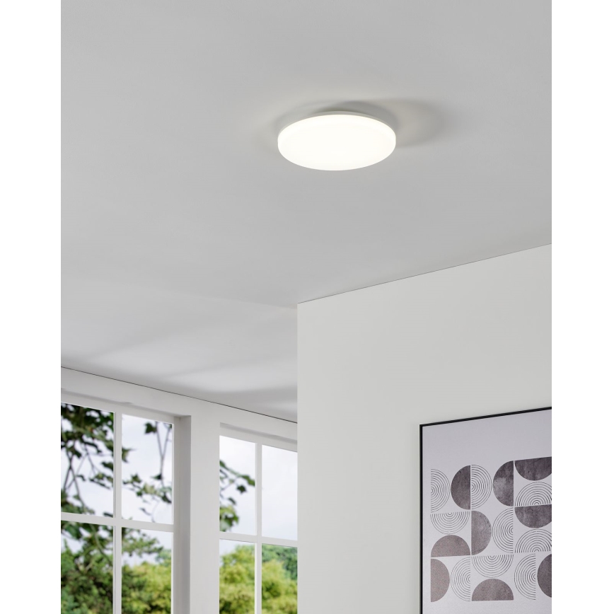 Eglo - LED vannas istabas griestu gaismeklis LED/20W/230V 2700/4000/6500K Ø 31 cm IP54 balta