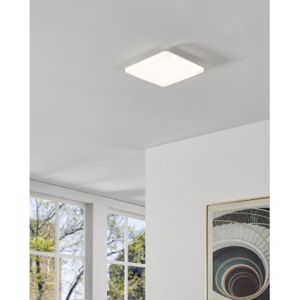 Eglo - LED vannas istabas griestu gaismeklis LED/20W/230V 2700/4000/6500K 31x31 cm IP54 balts