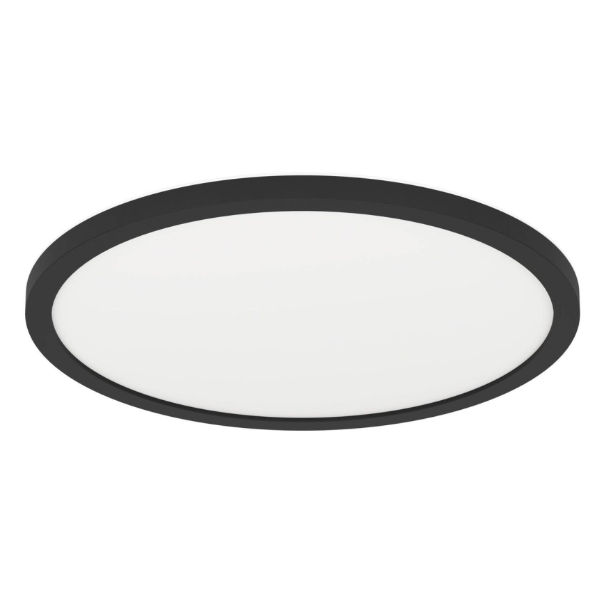 Eglo - LED vannas istabas griestu lampa LED/16,4W/230V Ø 30 cm IP54 melna