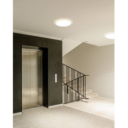 Eglo - LED vannas istabas griestu gaismeklis LED/20,2W/230V Ø 39 cm IP54 balts