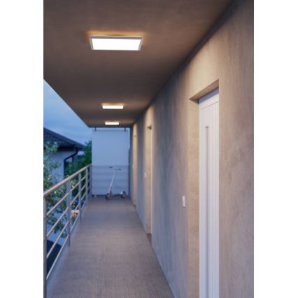 Eglo - LED vannas istabas griestu gaismeklis LED/20,2W/230V 39x39 cm IP54 balts
