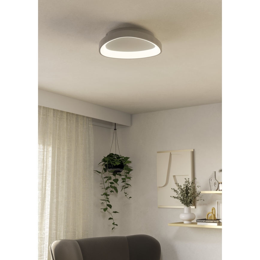 Eglo - LED Aptumšojama griestu lampa LED/12W/230V 2700-6500K balta + tālvadības pults