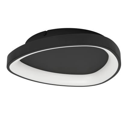 Eglo - LED Aptumšojama griestu lampa LED/12W/230V 2700-6500K melna + tālvadības pults