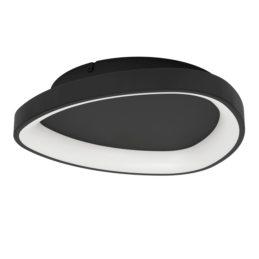 Eglo - LED Aptumšojama griestu lampa LED/12W/230V 2700-6500K melna + tālvadības pults