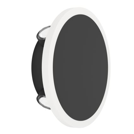 Eglo - LED Sienas lampa LED/12W/230V 3000K d. 17 cm melna