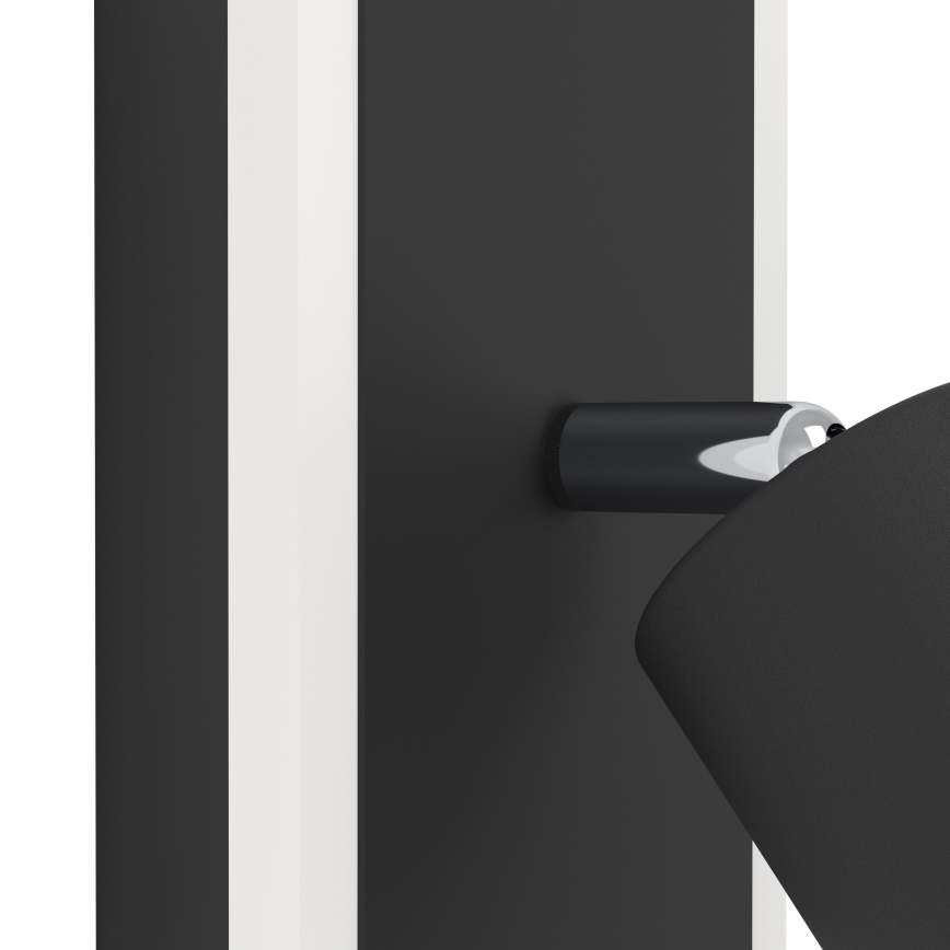 Eglo - LED sienas prožektors LED/7W/230V melns