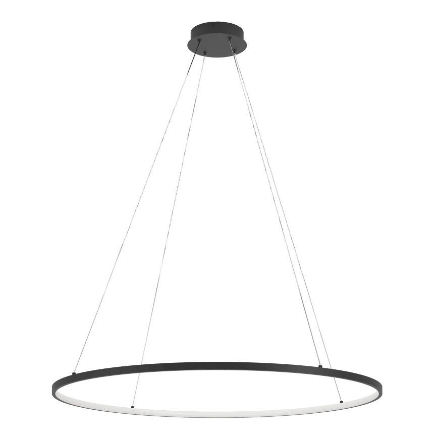 Eglo - LED Aptumšojama lustra ar auklu LED/40W/230V 2700-6500K melna + tālvadības pults