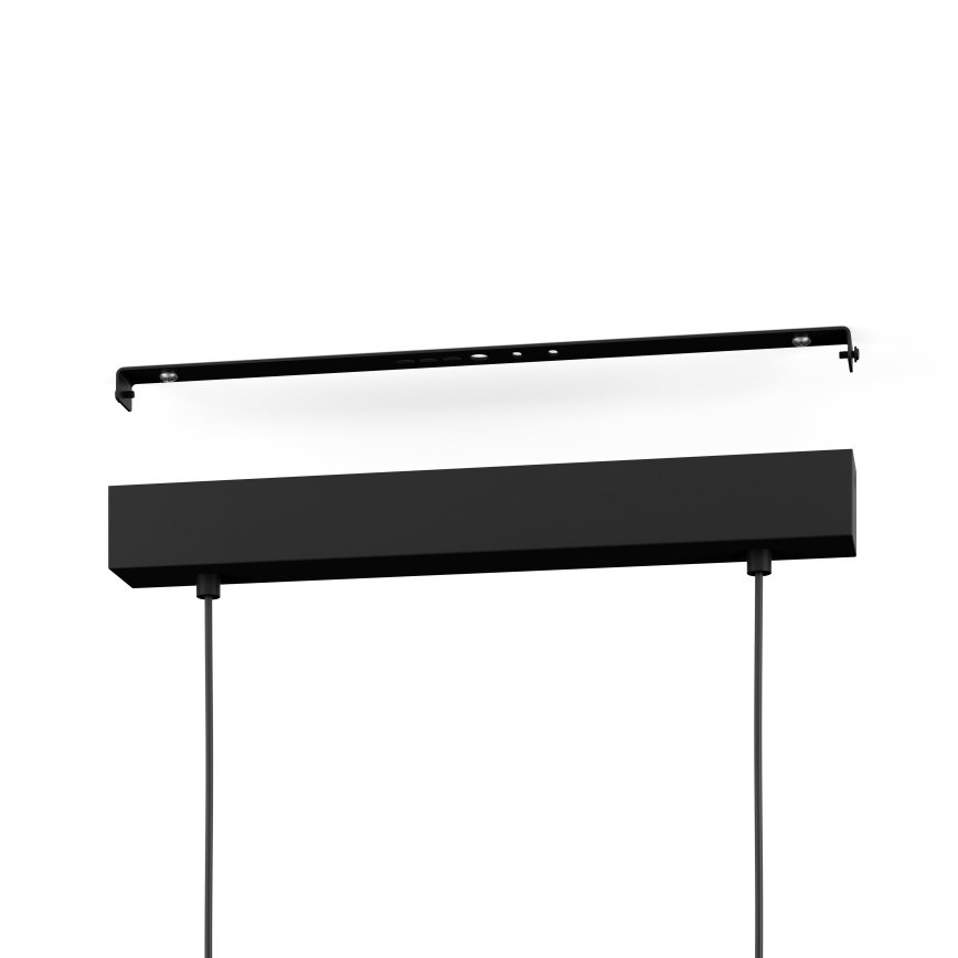 Eglo - LED Aptumšojama lustra ar auklu 2xLED/12,5W/230V+1xLED/15,5W 3000K bēša/melna