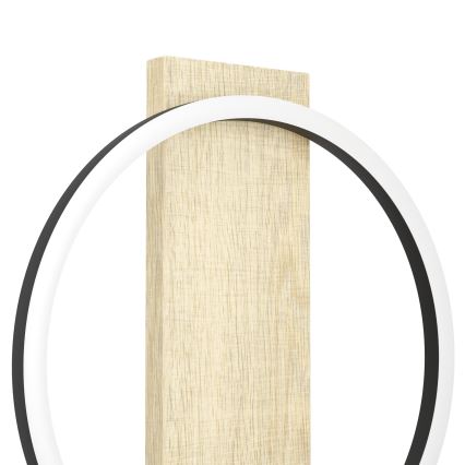 Eglo - LED Galda lampa LED/12W/230V 3000K bēša/melna