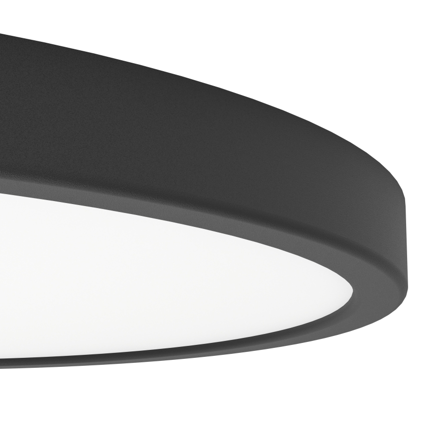 Eglo - LED RGBW Aptumšojams vannas istabas griestu gaismeklis LED/17,5W/230V 2700-6500K Ø 38,9 cm IP44 melns