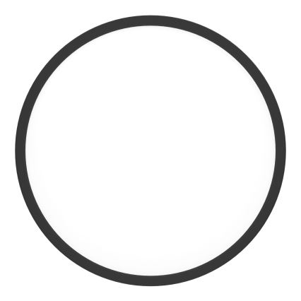 Eglo - LED RGBW Dimējama vannas istabas griestu lampa LED/17,5W/230V 2700-6500K Ø 39,9 cm IP44 melna