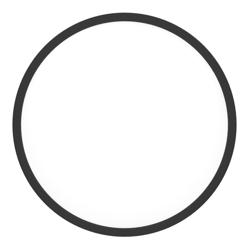 Eglo - LED RGBW Dimējama vannas istabas griestu lampa LED/17,5W/230V 2700-6500K Ø 39,9 cm IP44 melna