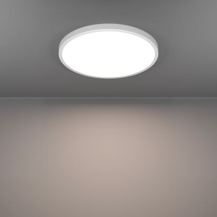Eglo - LED RGBW aptumšojams griestu gaismeklis vannas istabai LED/17,5W/230V 2700-6500K Ø 39,9 cm IP44 balts